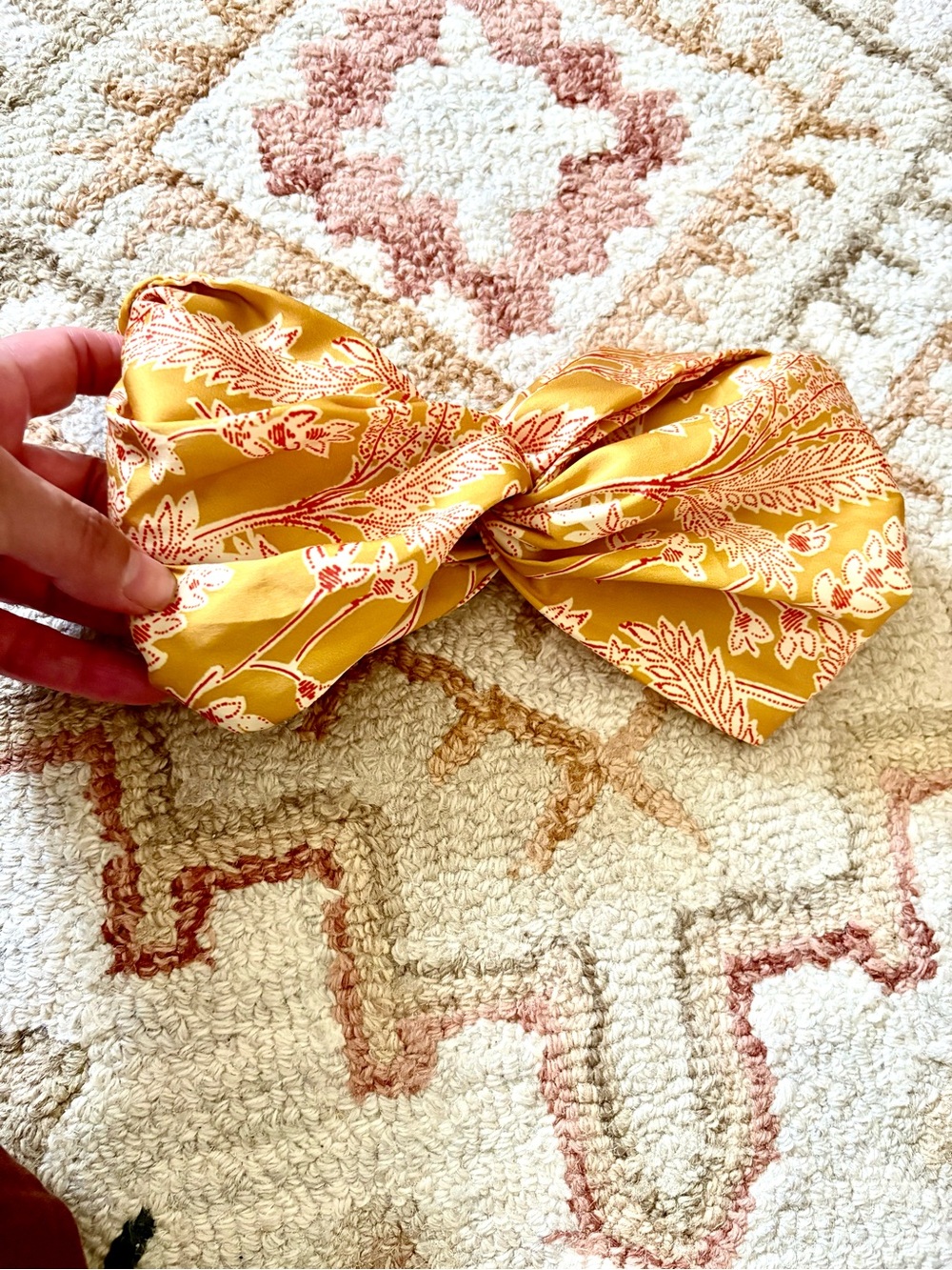 Free People sateen turban twist headband